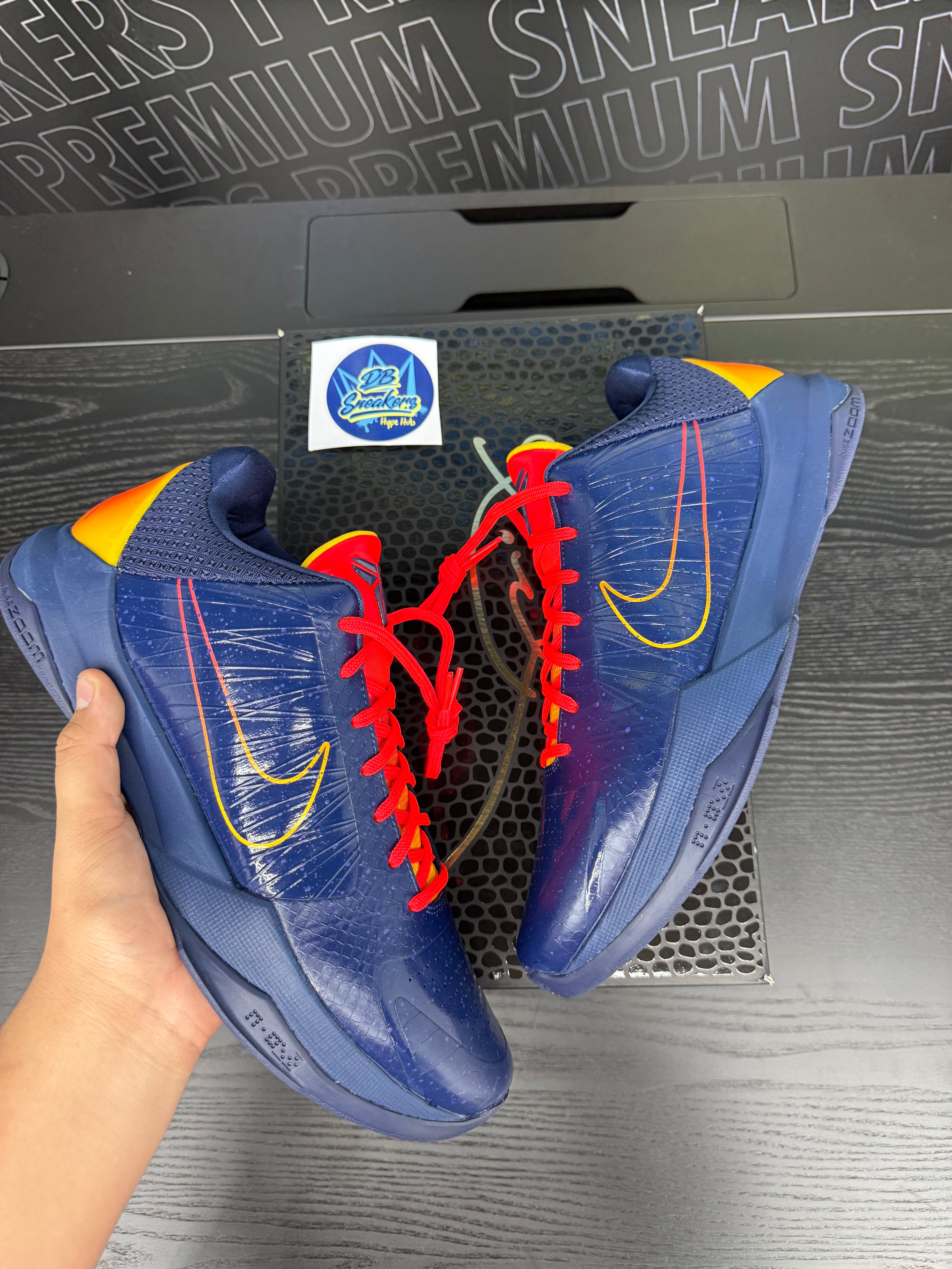 Kobe 5 Catlin Clarks Sz 10 and 11.5