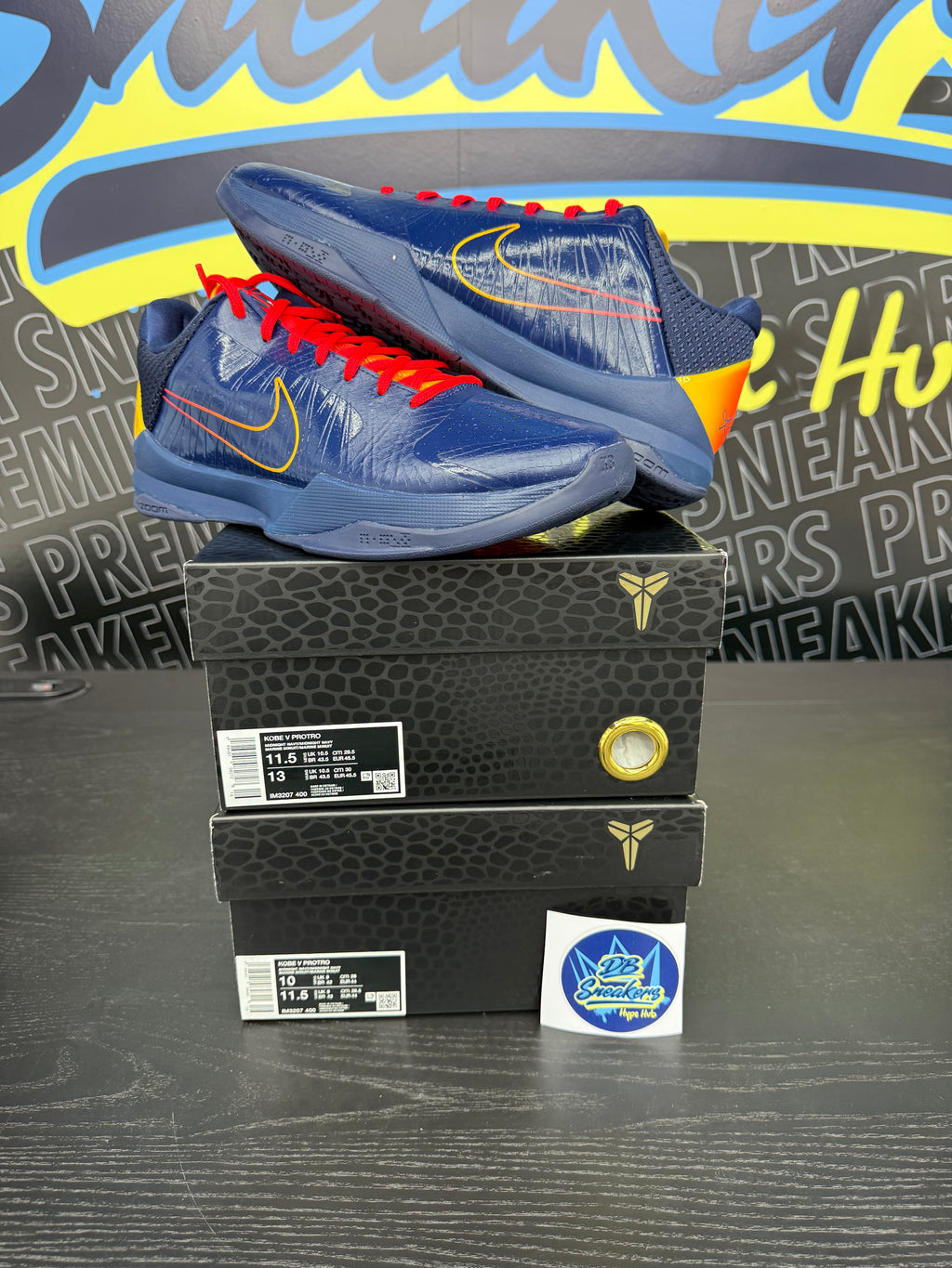 Kobe 5 Catlin Clarks Sz 10 and 11.5