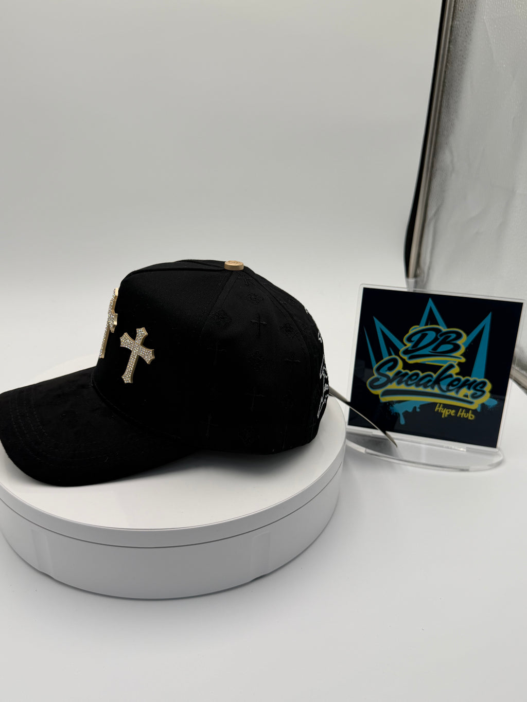 Caps fans 3 cruces con cristales