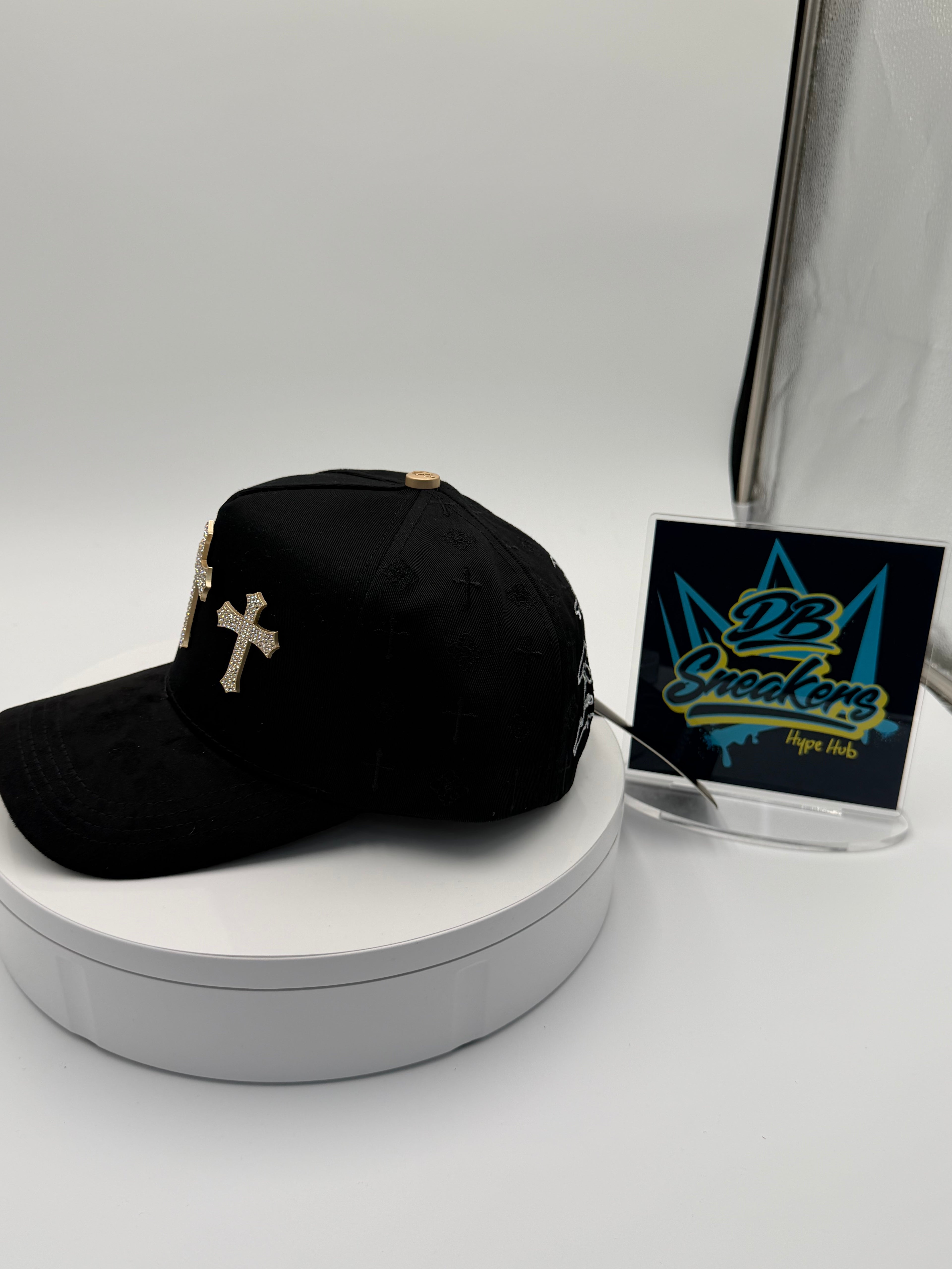 Caps fans 3 cruces con cristales