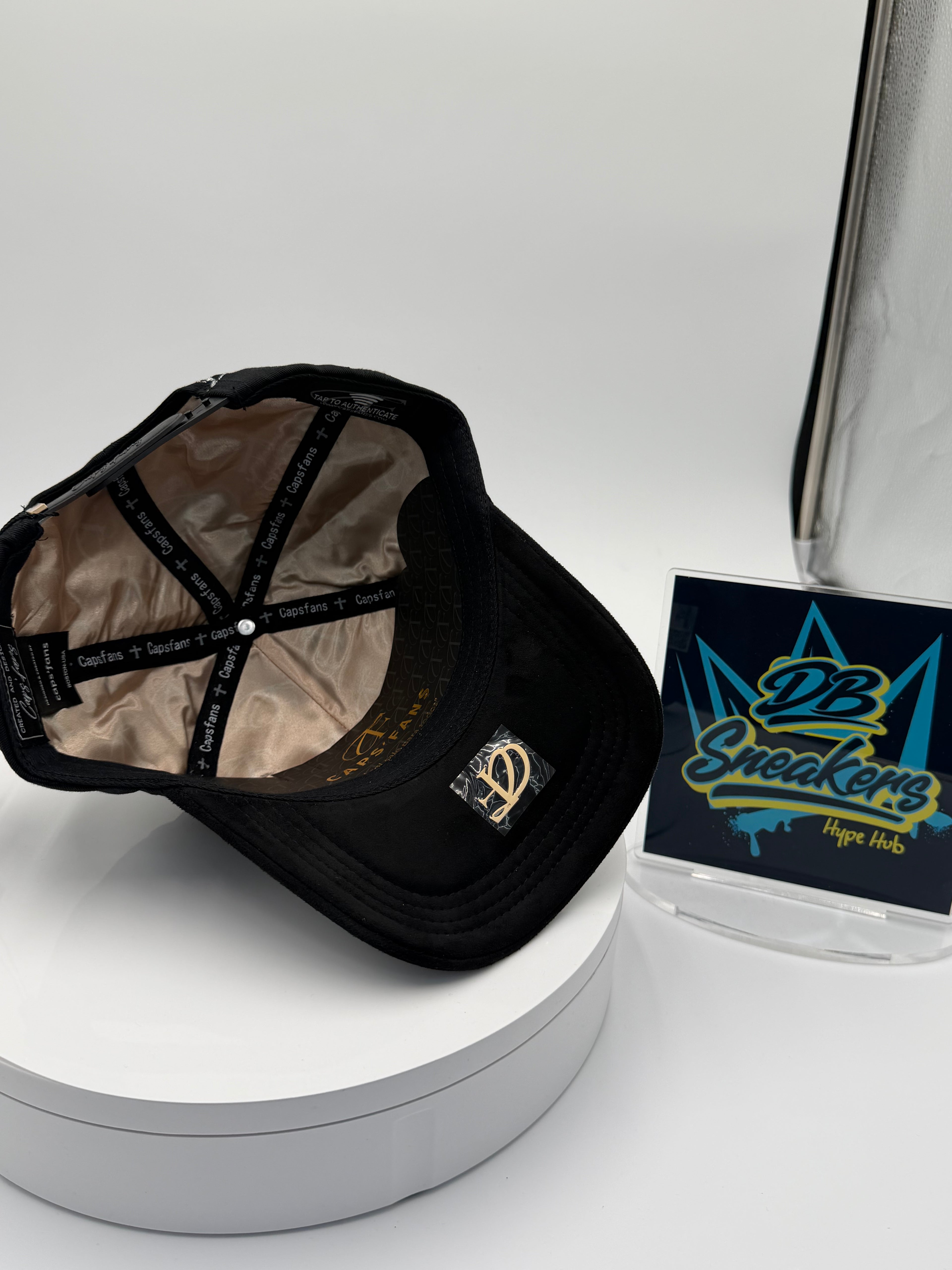 Caps fans 3 cruces con cristales