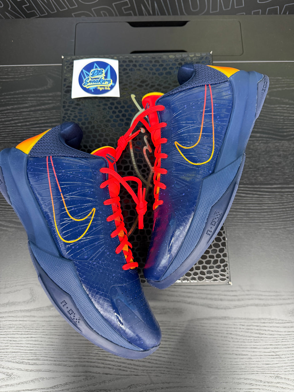 Kobe 5 Catlin Clarks Sz 10 and 11.5